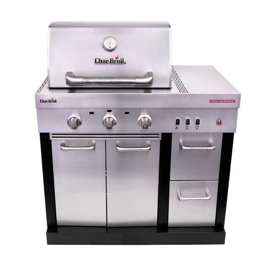 Charbroil Medallion Series Modular Outdoor Kitchen Amplifire 3-Burner Propane Gas Grill - 463246018 - Image 1