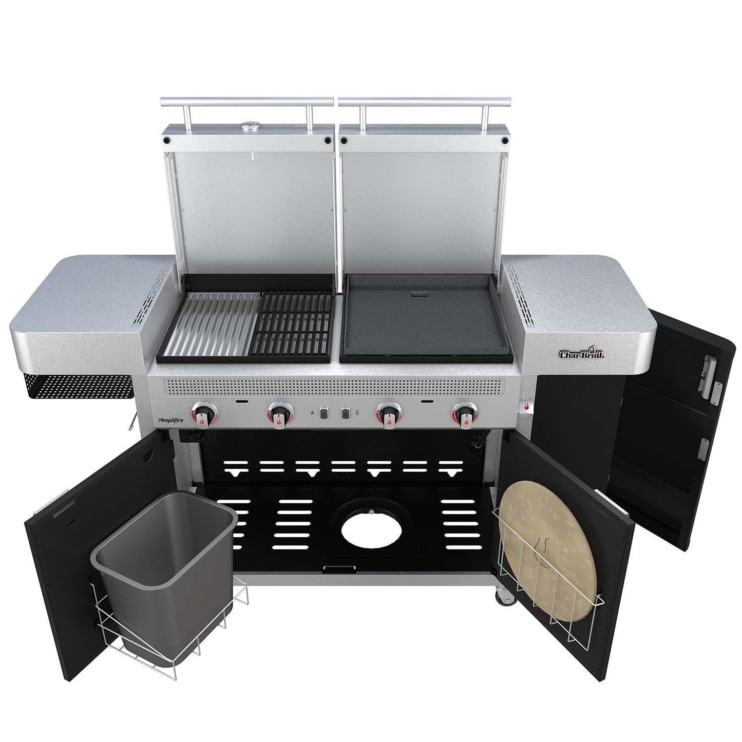 Charbroil Medallion Series Vista Propane Gas Grill & Griddle Outdoor Kitchen - 463259423 - Image 3
