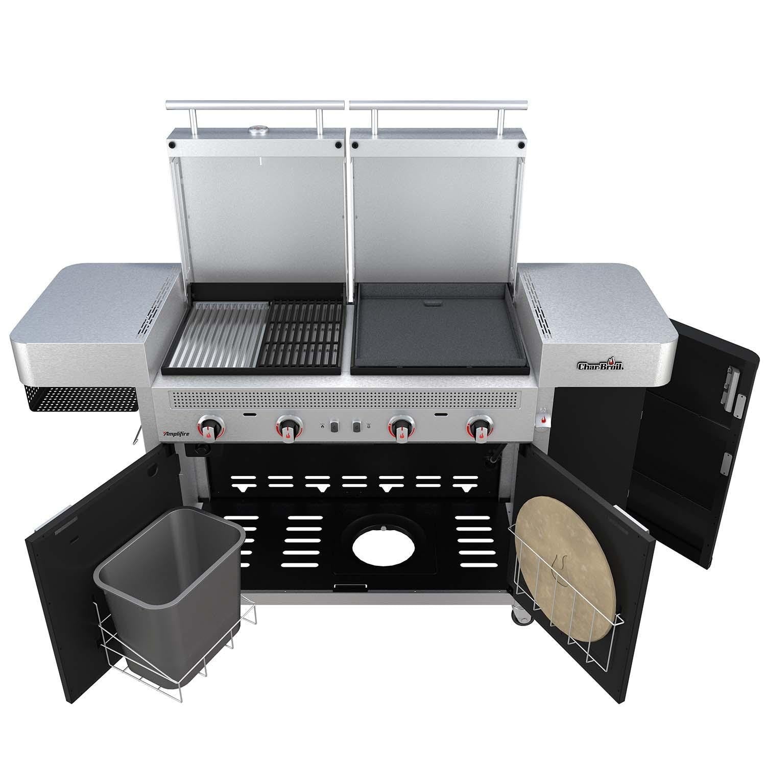 Charbroil Medallion Series Vista Propane Gas Grill & Griddle Outdoor Kitchen - 463259423 - Image 3