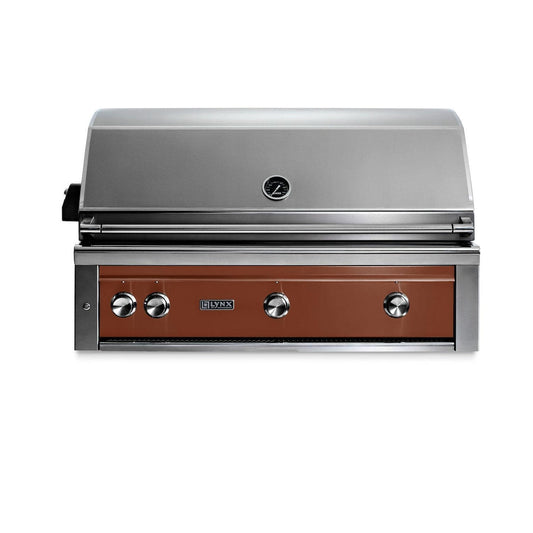 Lynx Professional 42 Inch Built-In All Infrared Trident Natural Gas Grill w/ Rotisserie in Sierra - L42ATR-SING - Image 1
