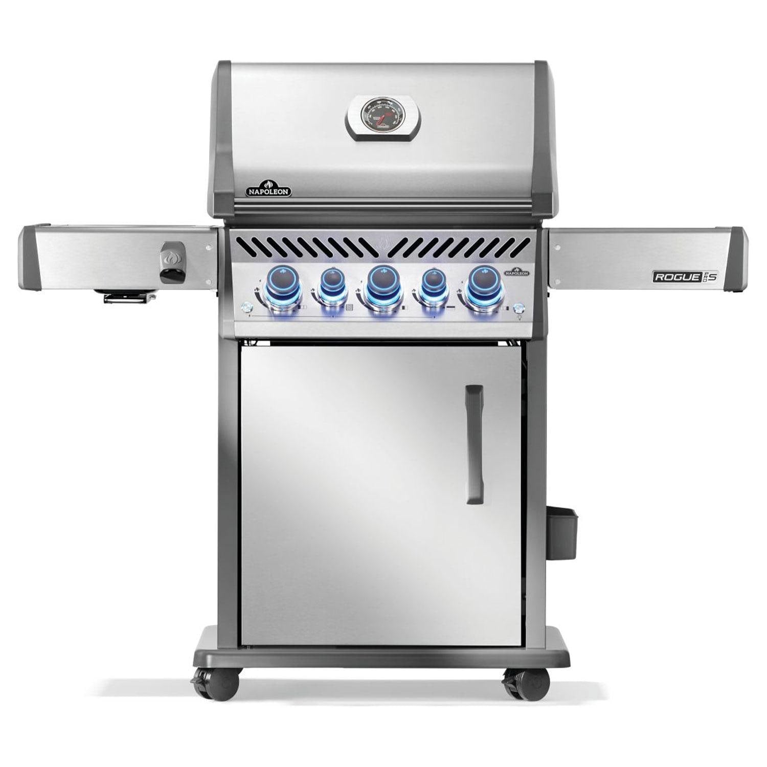 Napoleon Rogue PRO-S 425 3-Burner Propane Grill w/ Side Burner & SafetyGlow- RPS425RSIBPSS-2 - Image 1