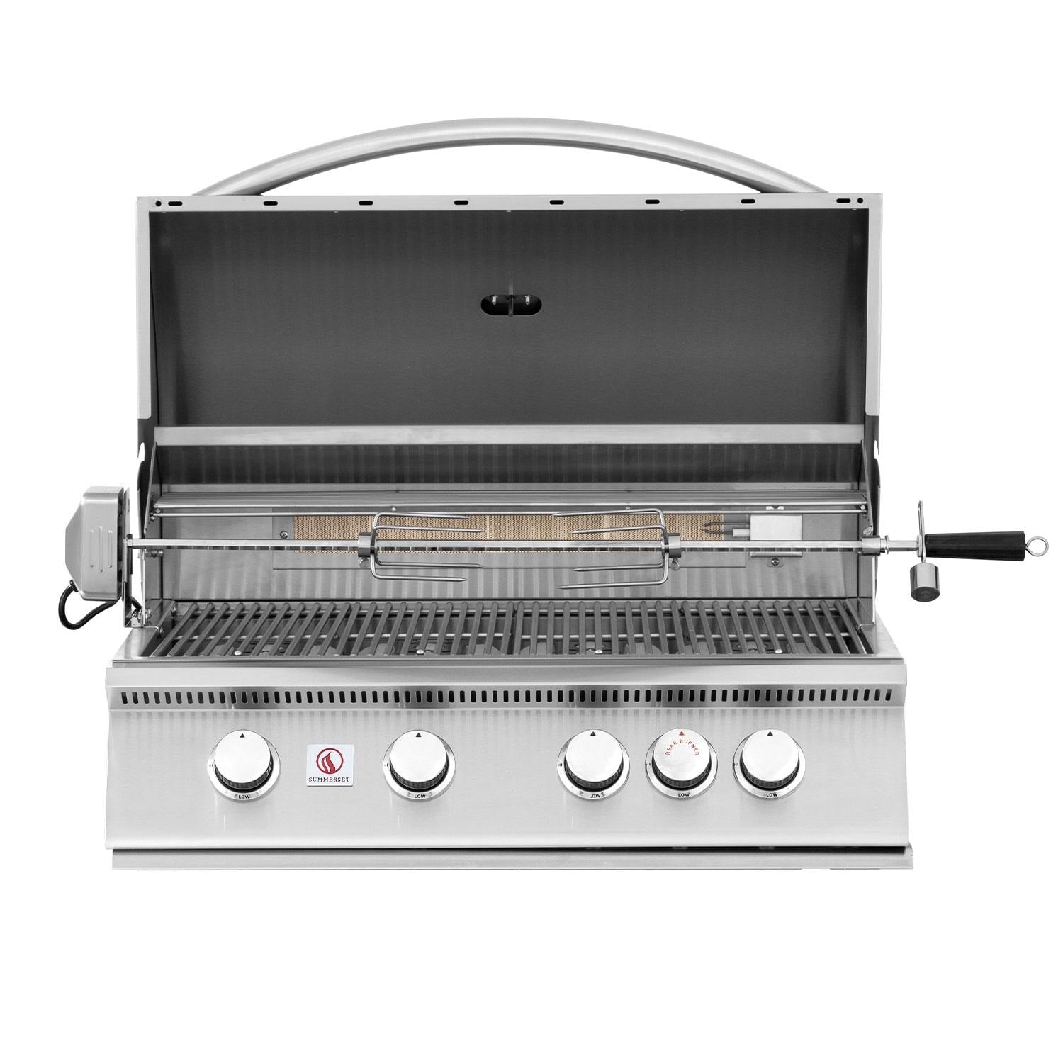 Summerset Sizzler 32-in 4 Burner Built-In Propane Gas Grill w/ Rear Infrared Burner - SZR32L - Image 1