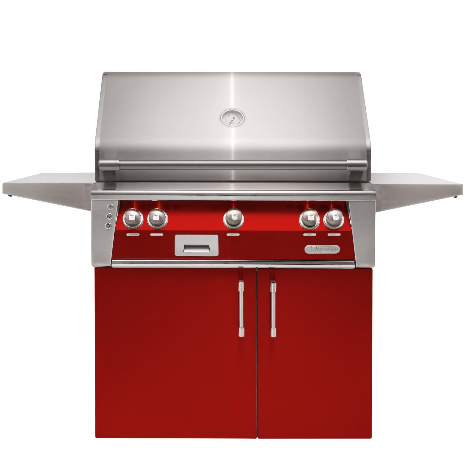 Alfresco ALXE 36-Inch Natural Gas Grill With Rotisserie - Carmine Red - ALXE-36C-NG-S3002 - Image 1