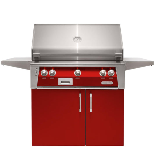 Alfresco ALXE 36-Inch Natural Gas Grill With Rotisserie - Carmine Red - ALXE-36C-NG-S3002 - Image 1