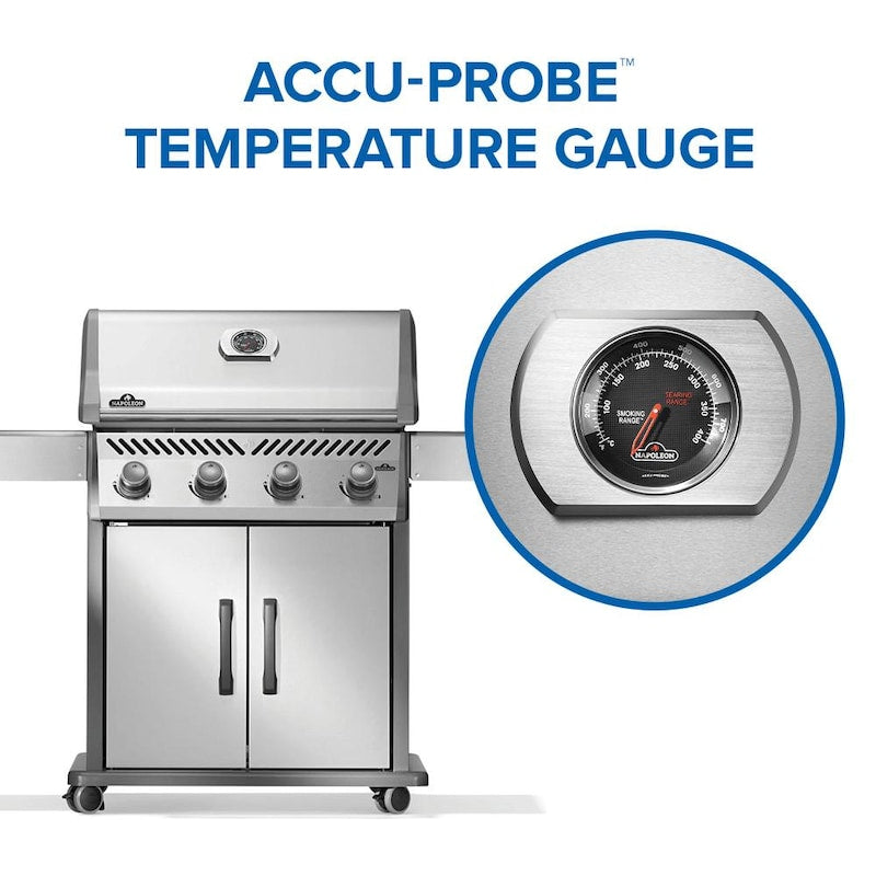 Napoleon Rogue 525 4-Burner Propane Grill  - R525PSS-2 - Image 6