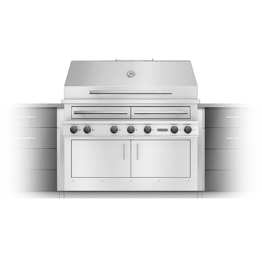 Kalamazoo K1000HB Built-In Hybrid Fire Grill - Natural Gas - K1000HB-2-2-NA-NG-S4 - Image 1