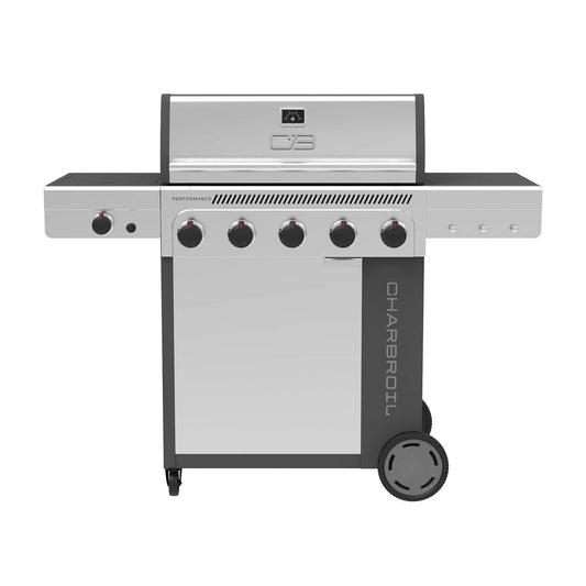 Charbroil Performance Series 5-Burner Propane Gas Grill Cabinet - Stainless - 463463225 - Image 1