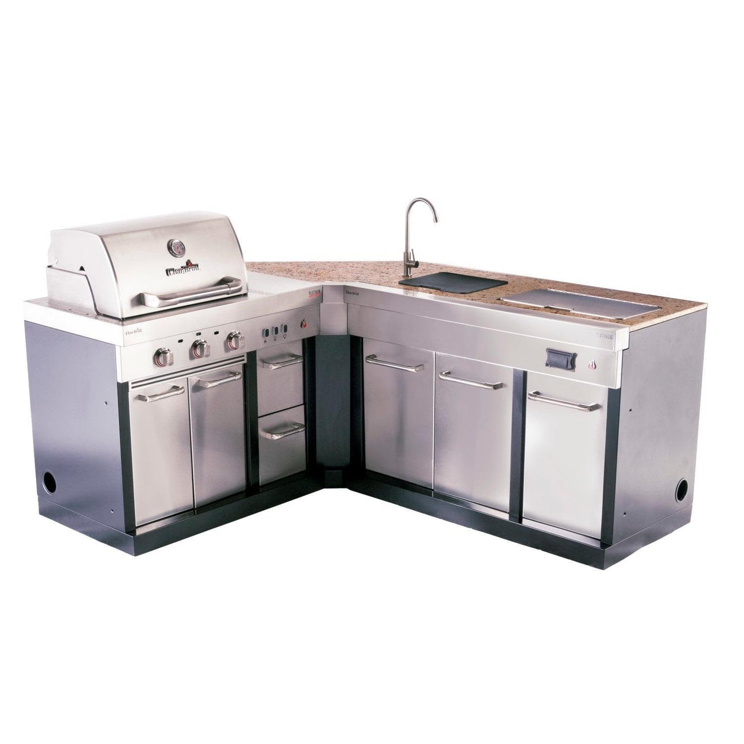 Charbroil Medallion Series Modular Outdoor Kitchen Amplifire 3-Burner Propane Gas Grill - 463246018