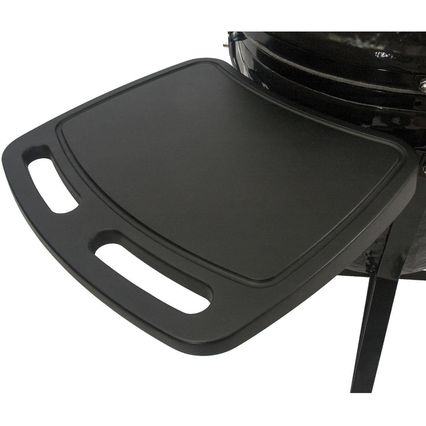 Primo All-In-One Oval Large 300 Ceramic Kamado Grill With Cradle, Side Shelves, And Stainless Steel Grates - PGCLGC (2021) - Image 2