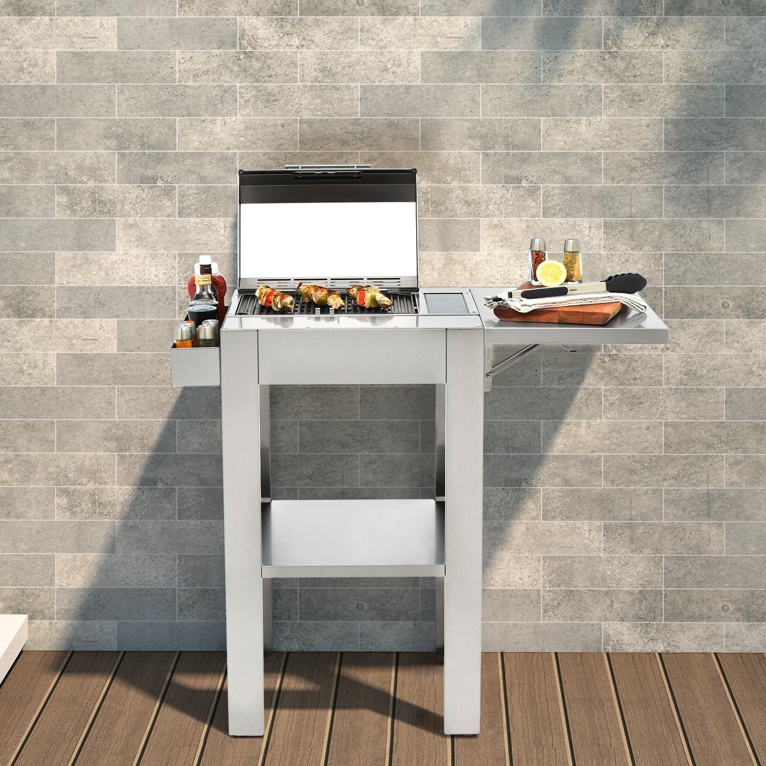 Kenyon Frontier IntelliKEN Control 1300 Watt Electric Grill & Stand - 120V - C70550 - Image 6