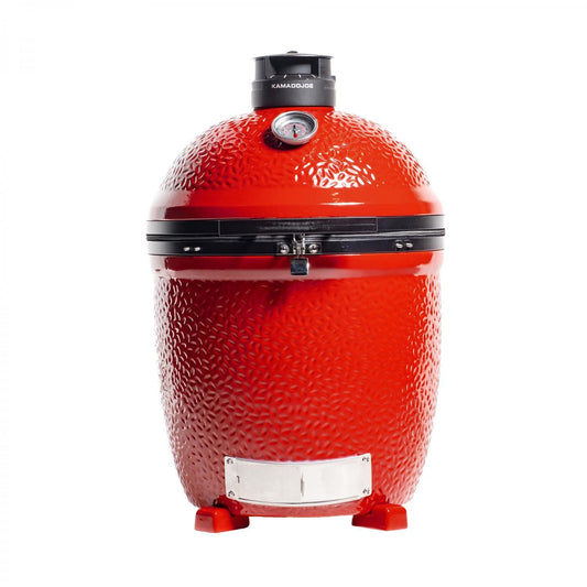 Kamado Joe Classic Joe III Standalone 18-inch Charcoal Grill in Red, Grill Gripper, and Ash Tool - KJ15040721 - Image 1