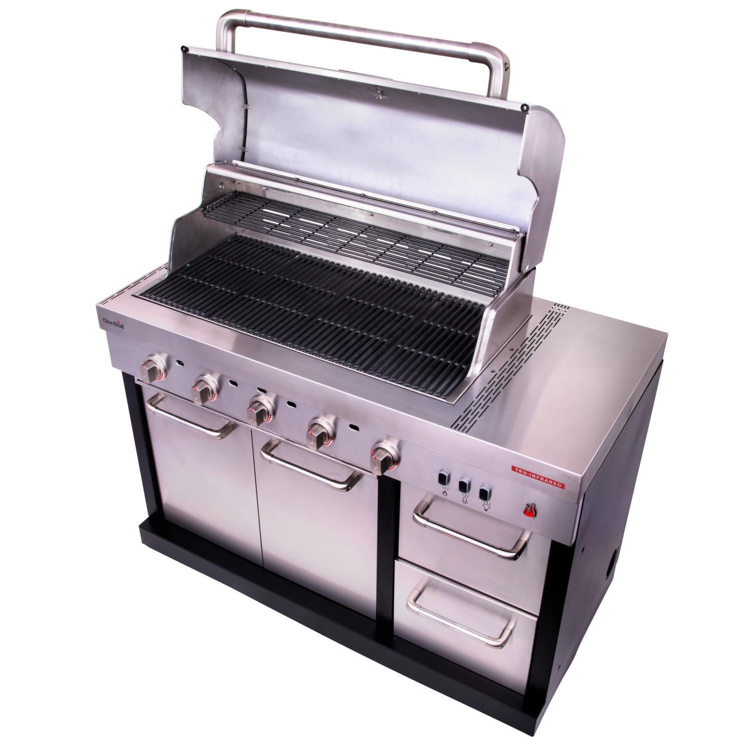 Charbroil Medallion Series Modular Outdoor Kitchen Amplifire 5-Burner Propane Gas Grill - 463246118 - Image 4