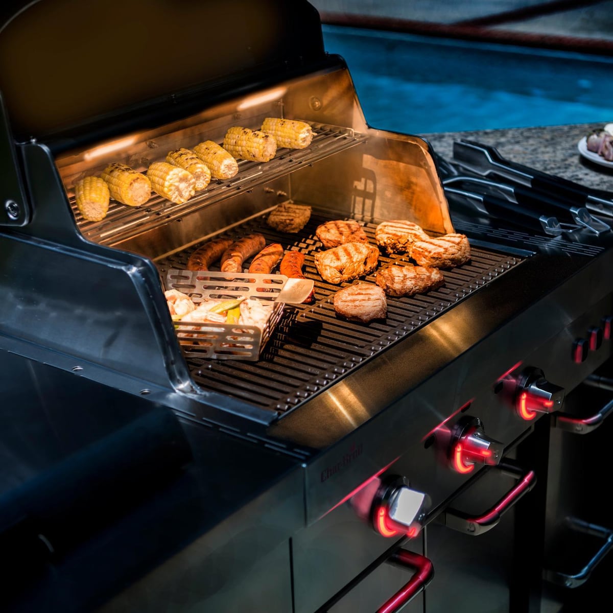 Charbroil Medallion Series Modular Outdoor Kitchen Amplifire 3-Burner Propane Gas Grill - 463246018