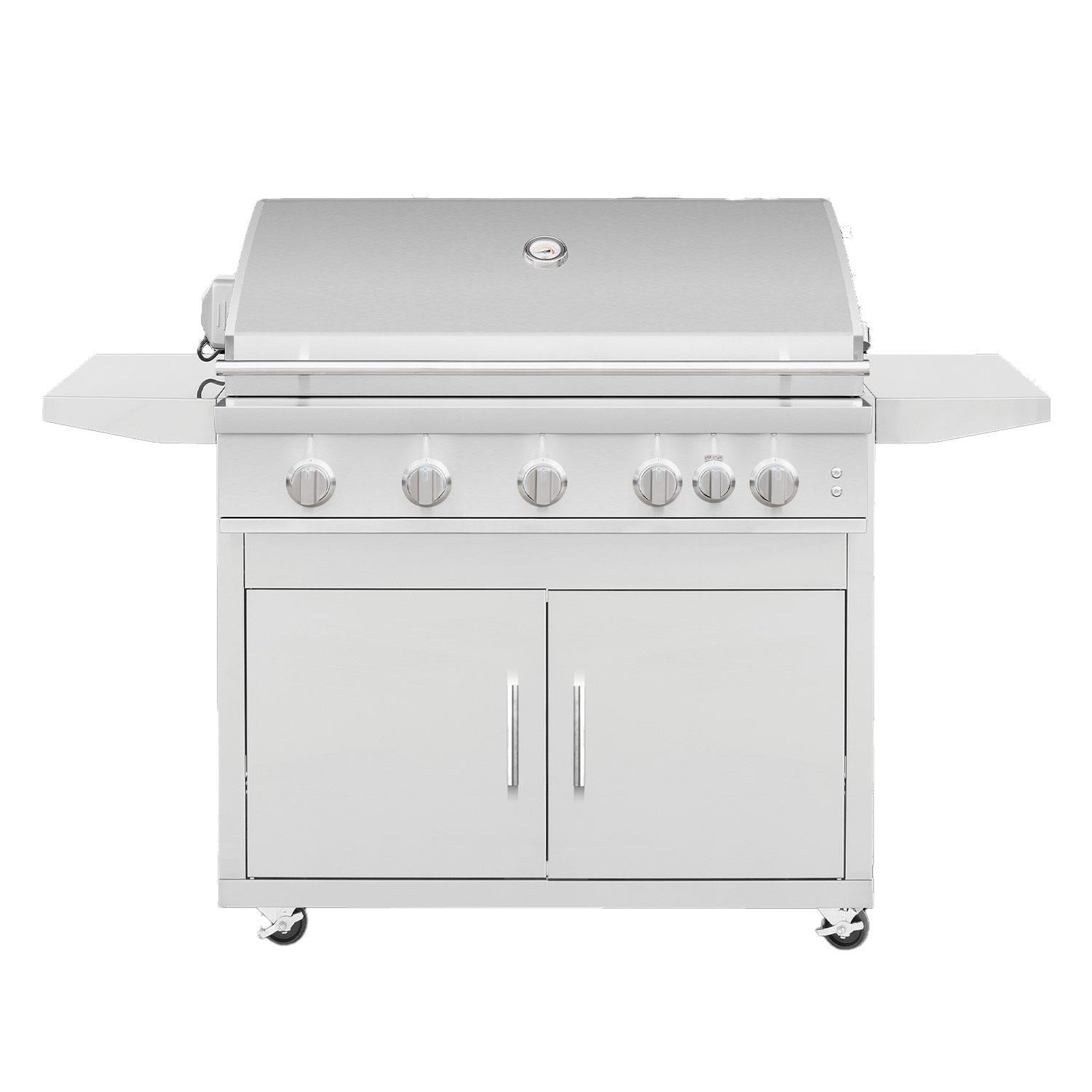 Summerset Sizzler 40-in 5 Burner Freestanding Natural Gas Grill w/ Rear Infrared Burner - Image 1