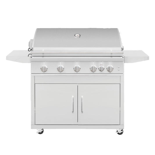 Summerset Sizzler 40-in 5 Burner Freestanding Natural Gas Grill w/ Rear Infrared Burner - Image 1