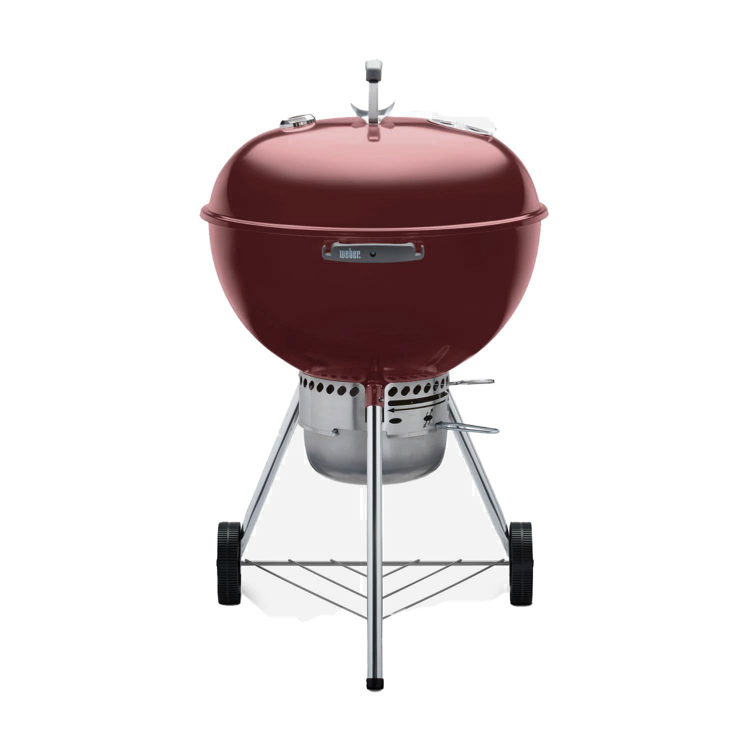 Weber Original Kettle Premium 22-Inch Charcoal Grill - Crimson - 14403001 - Image 2