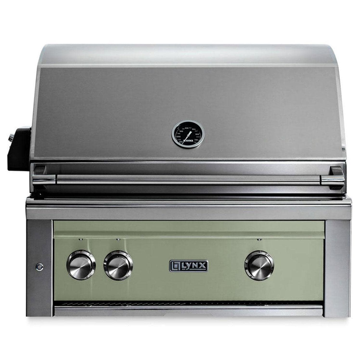Lynx Professional 30 Inch Built-In All Infrared Trident Propane Grill w/ Rotisserie in Desert Sage - L30ATR-DSLP - Image 1