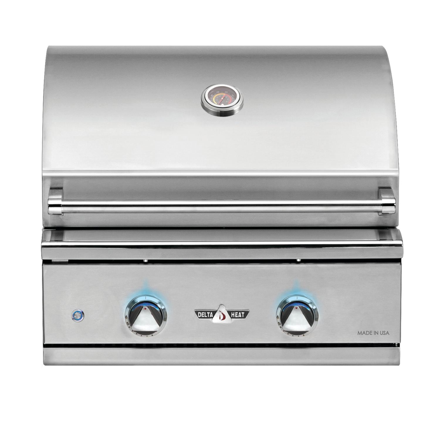 Delta Heat 26-Inch 2-Burner Built-In Natural Gas Grill - DHBQ26G-DN - Image 1