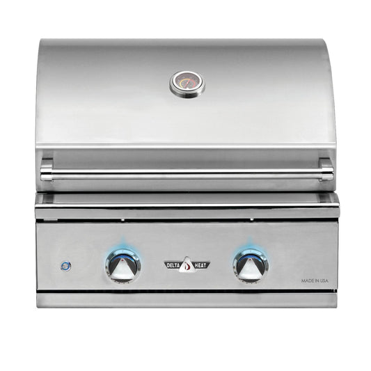 Delta Heat 26-Inch 2-Burner Built-In Natural Gas Grill - DHBQ26G-DN - Image 1