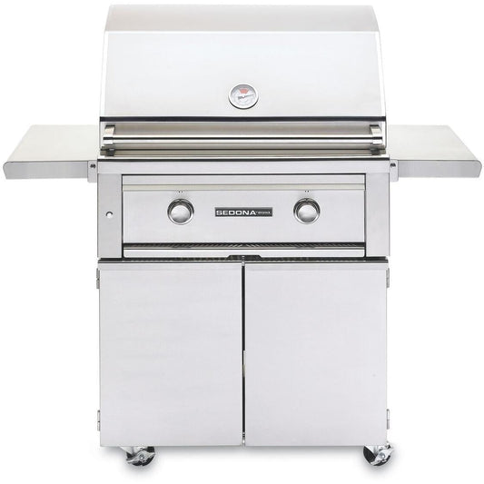 Lynx Sedona 30 Inch Natural Gas Grill On Cart w/ Two SS Tube Burners - Image 1
