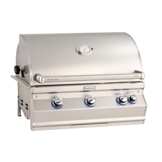 Fire Magic Aurora A540I 30-Inch Built-In Natural Gas Grill With Rotisserie And Analog Thermometer - A540I-8EAN - Image 1