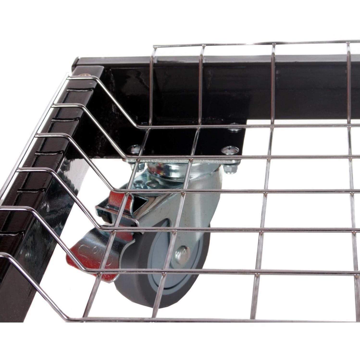 Primo Oval Junior 200 Ceramic Kamado Grill On Steel Cart With Side Tables And Stainless Steel Grates - PGCJRH (2021) - Image 6