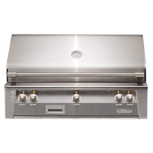 Alfresco ALXE 42-Inch Built-In Propane Grill With Rotisserie in Signal Gray - ALXE-42-LP-S7004 - Image 1