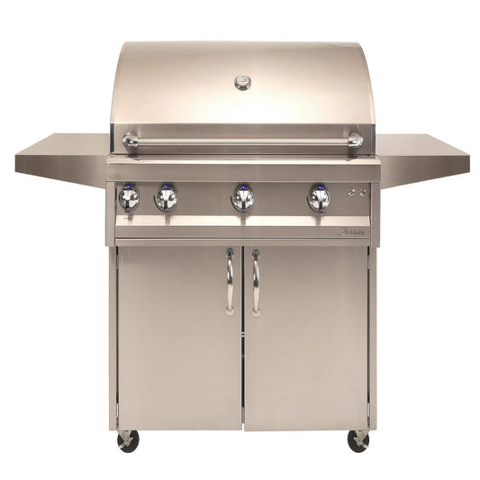 Artisan Professional 36-Inch 3-Burner Freestanding Natural Gas Grill With Rotisserie - ARTP-36C-NG - Image 1