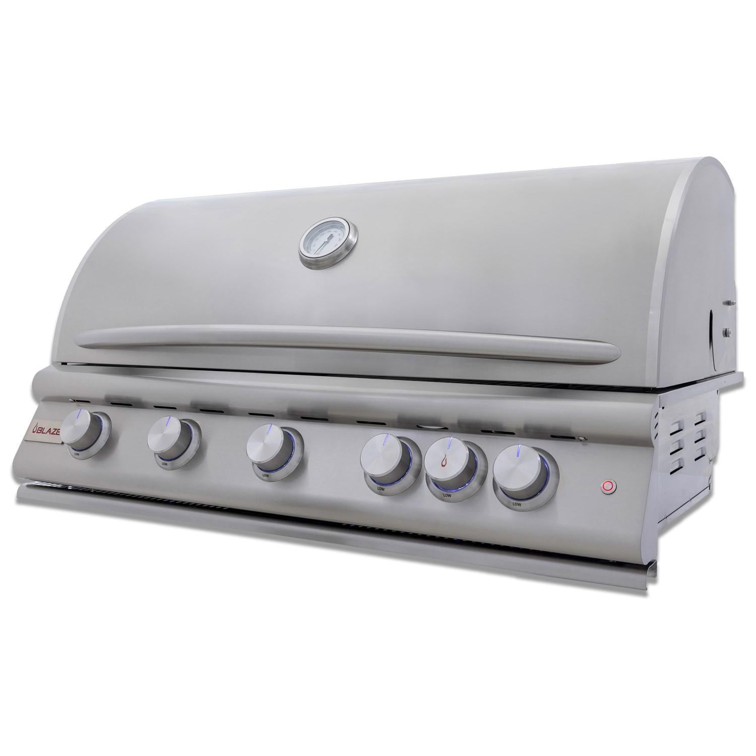 Blaze LTE+ 40-in 5-Burner Propane Grill w/ Lift-Assist Hood & Rear Infrared Burner - Image 6