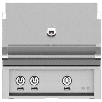 Hestan 30-Inch Built-In Natural Gas Grill W/ Rotisserie - Steeletto - GABR30-NG-SS - Image 1