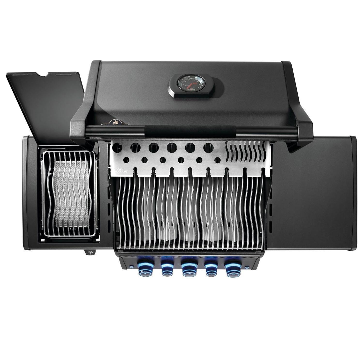 Napoleon Rogue PRO-S Phantom 425 3-Burner Propane Grill w/ Side Burner & SafetyGlow - RPS425RSIBPK-2-PHM - Image 12
