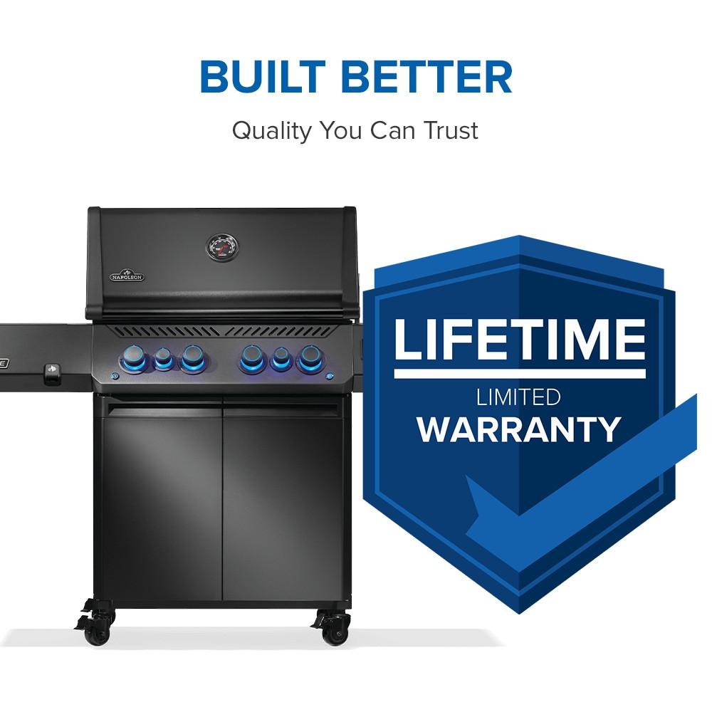 Napoleon Prestige Phantom 500 Connected  4-Burner Propane Grill w/ Rotisserie, WiFi & Bluetooth - P500VXRSIBPK-PHM - Image 5