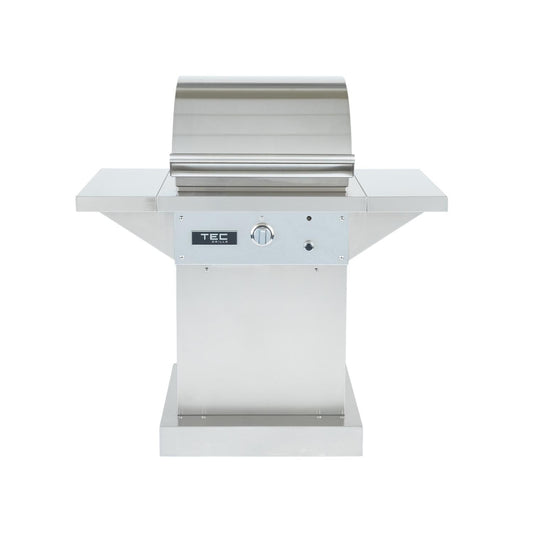 TEC Sterling Patio FR 26-Inch Infrared Propane Gas Grill On Stainless Pedestal - STPFR1LPPED - Image 1