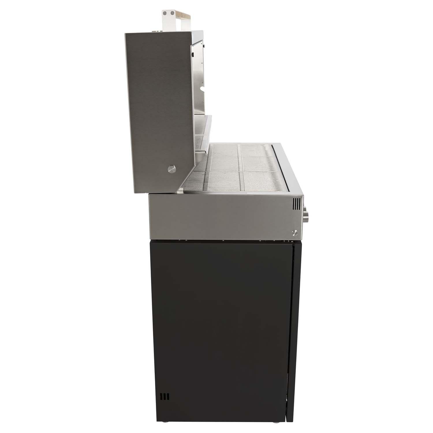 Flammkraft Model D Freestanding Grill & Model M Prep Center Module - Ivory Black - Image 4