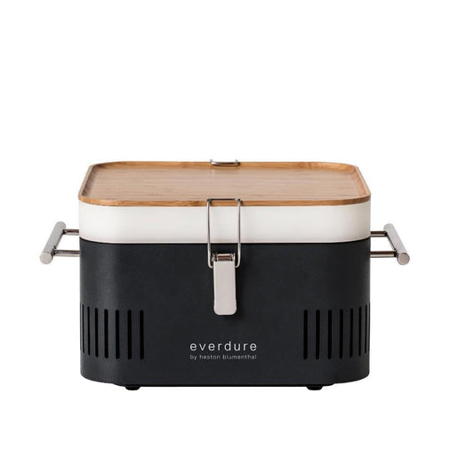 Everdure CUBE 17-Inch Portable Charcoal Grill - Graphite - HBCUBEGUS - Image 1