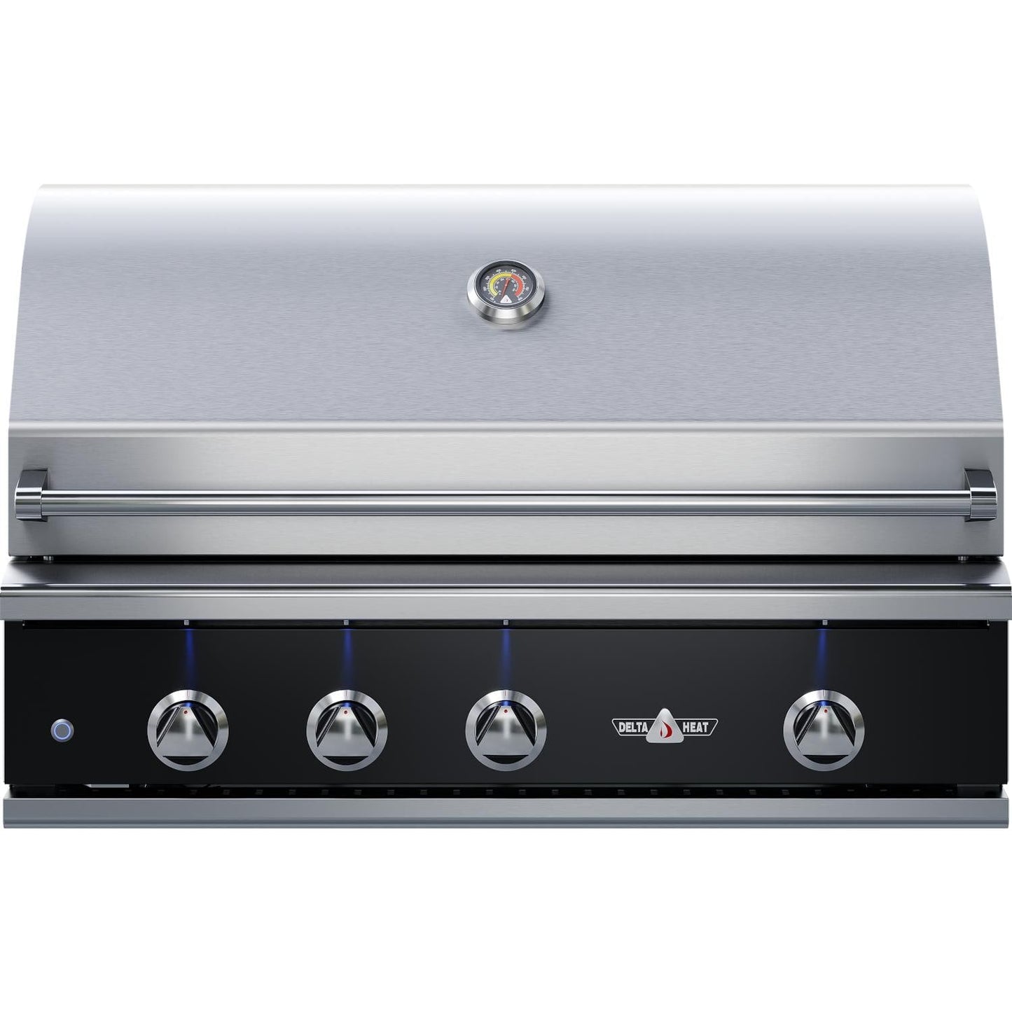 Delta Heat 38-Inch 3-Burner Built-In Propane Grill w/ Rotisserie - Black Control Panel - DHBQ38R-KL - Image 1