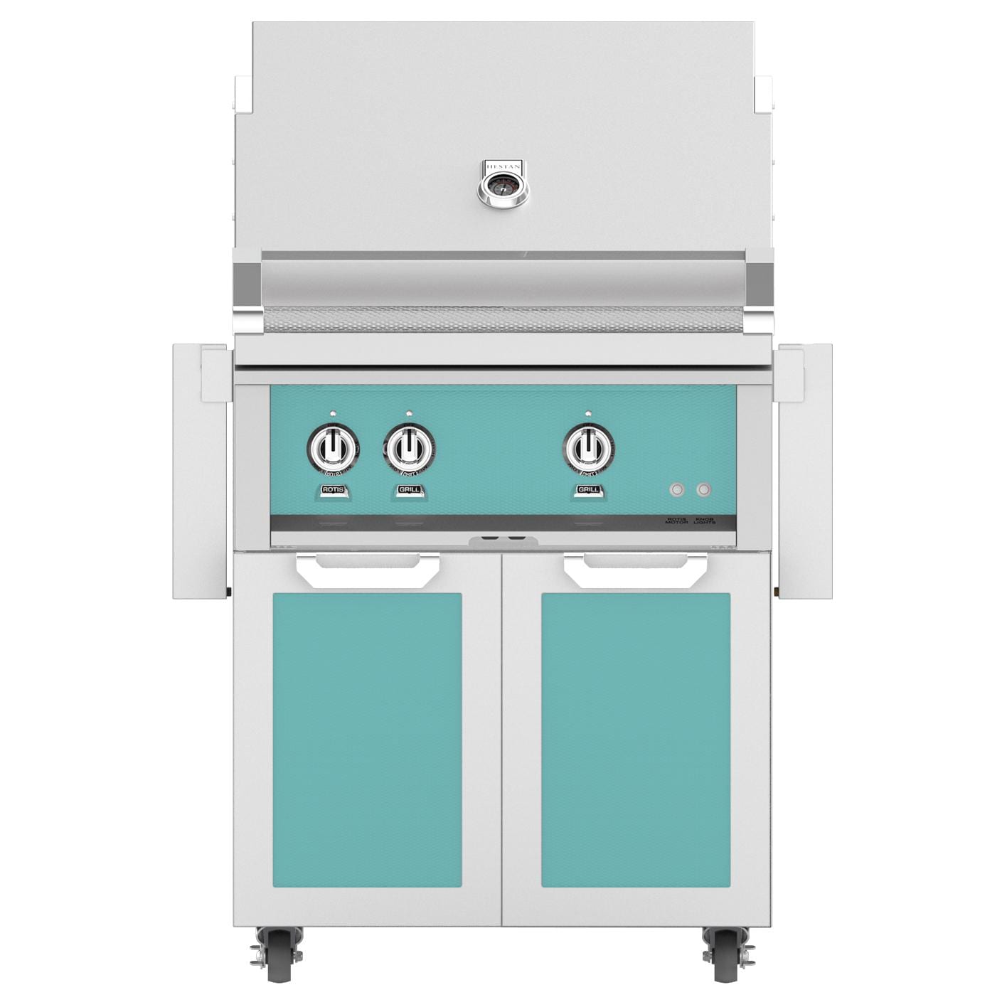 Hestan 30-Inch Natural Gas Grill W/ Sear Burner & Rotisserie On Double Door Tower Cart - Bora Bora - GMBR30-NG-TQ - Image 1