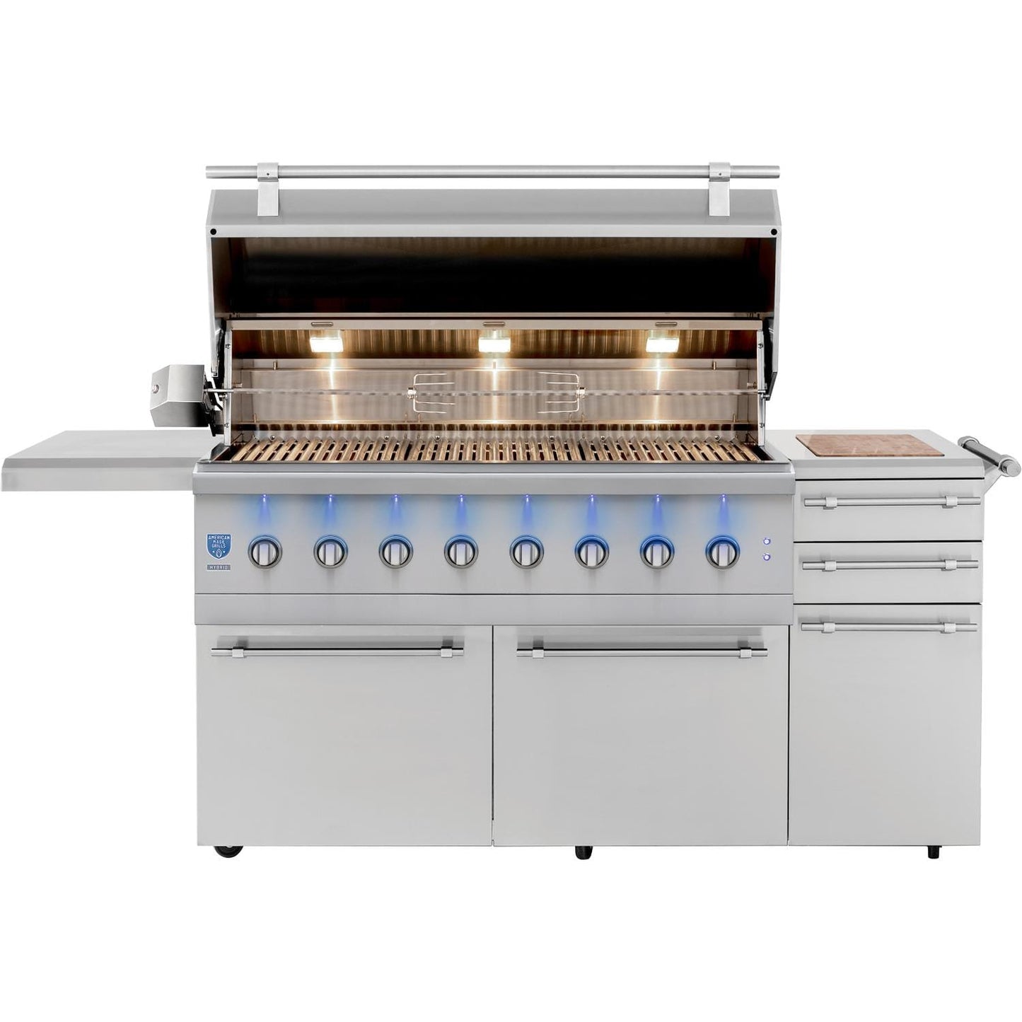 American Made Grills Encore 54-Inch Freestanding Hybrid Grill - Natural Gas - ENCFS54-NG - Image 3