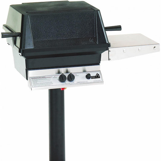 PGS A30 Cast Aluminum Natural Gas Grill On In-Ground Post - Image 1