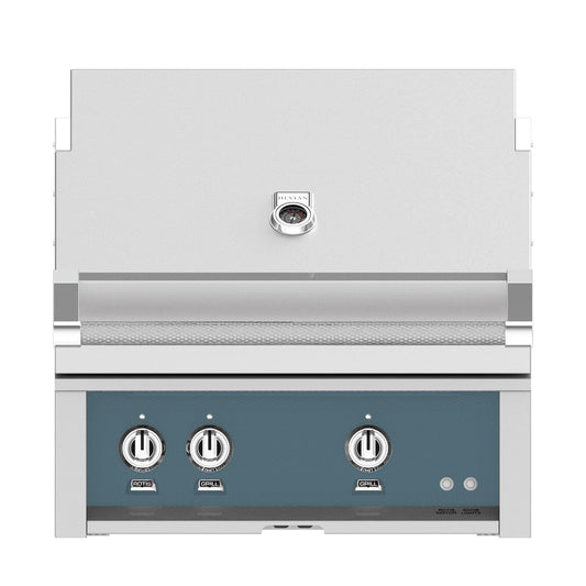 Hestan 30-Inch Built-In Natural Gas Grill W/ Sear Burner & Rotisserie - Pacific Fog - GMBR30-NG-GG - Image 1