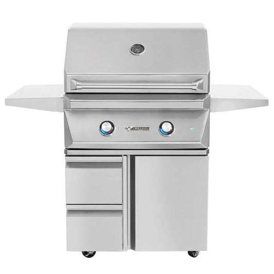 Twin Eagles 30-Inch 2-Burner Natural Gas Grill with Sear Zone & Infrared Rotisserie Burner On Deluxe Cart - Image 1