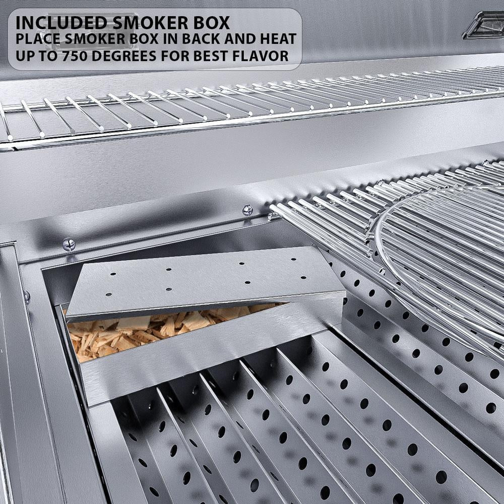 Sunstone Ruby 36-in 4-Burner Built-In Natural Gas Grill - Ruby4B-NG - Image 5