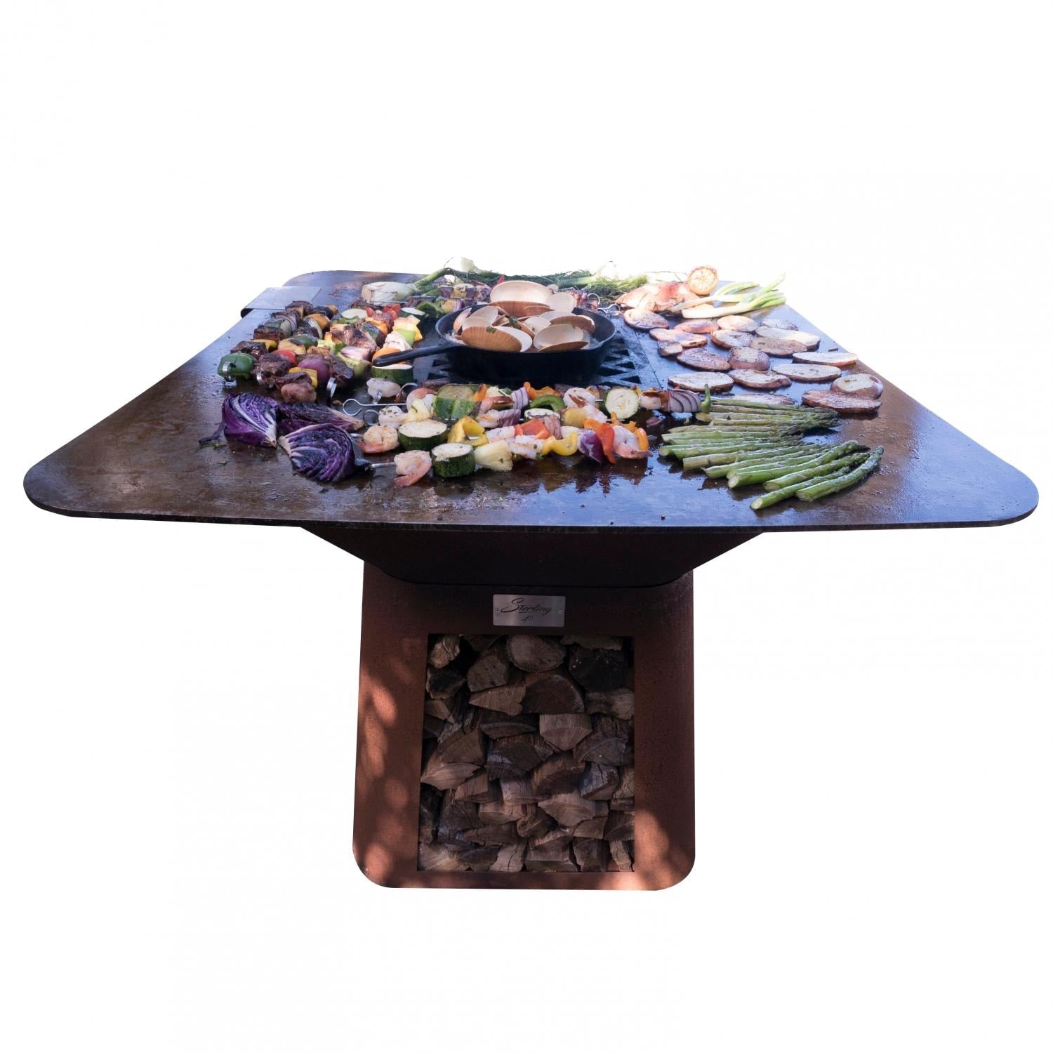 Hancock Grills Sterling 40 Wood & Charcoal Grill - STR-40-MDL - Image 1