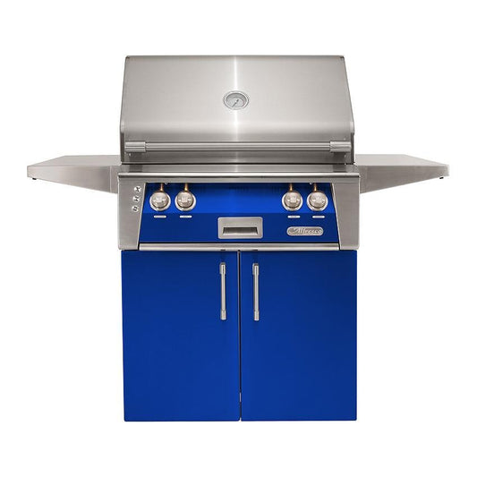 Alfresco ALXE 30-Inch Freestanding Propane Grill With Sear Zone And Rotisserie in Ultramarine Blue - ALXE-30SZC-LP-S5002 - Image 1