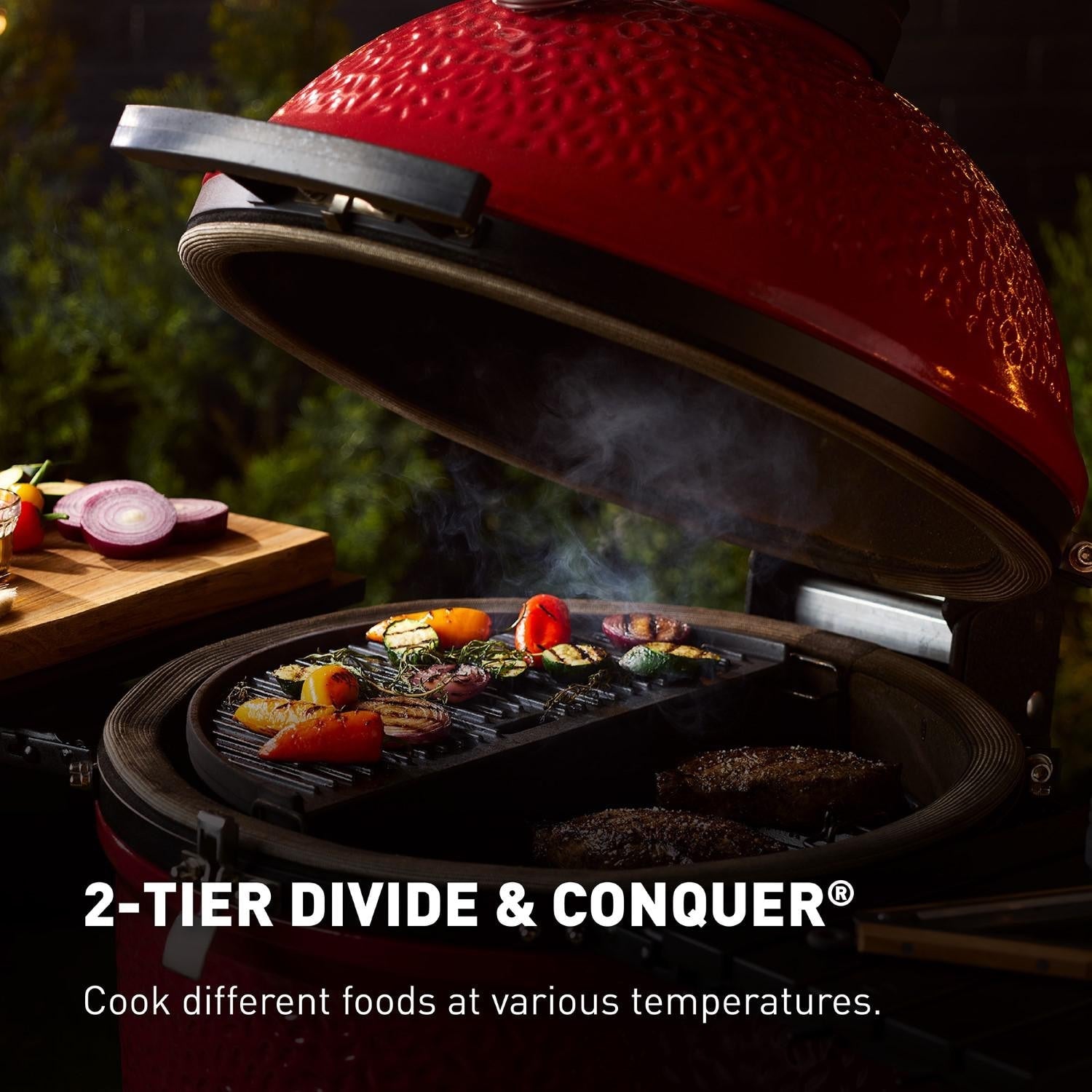 Kamado Joe Konnected Joe Digital Charcoal Grill & Smoker w/ Auto-Ignition & Temperature Control - KJ15041123 - Image 11