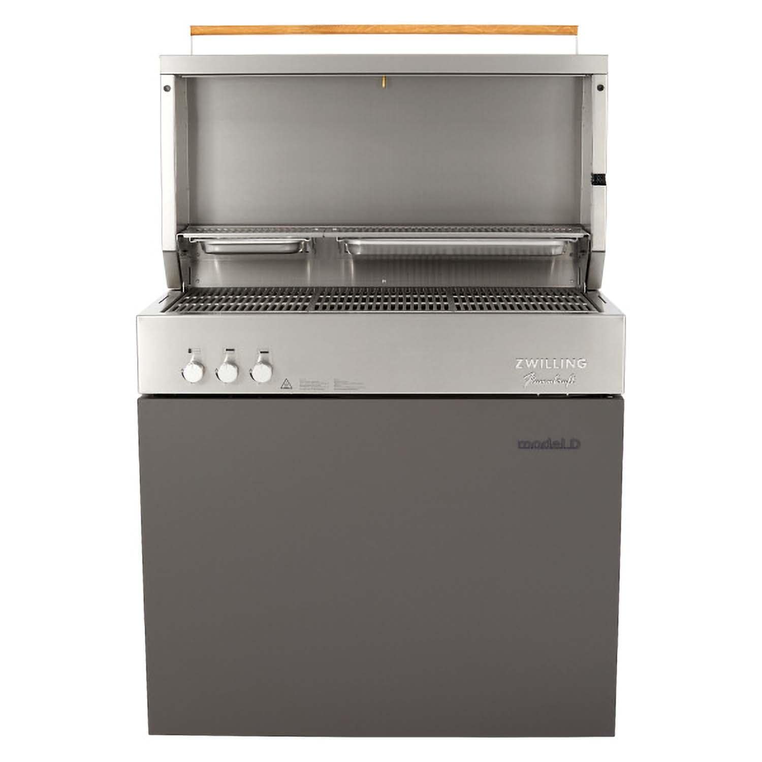 Flammkraft Model D Natural Gas Grill - Deep Umbra - 1030973 - Image 1