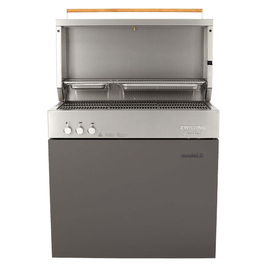Flammkraft Model D Natural Gas Grill - Deep Umbra - 1030973 - Image 1
