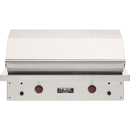 TEC Patio FR 44-Inch Built-In Infrared Natural Gas Grill W/ Red Knobs - Image 1