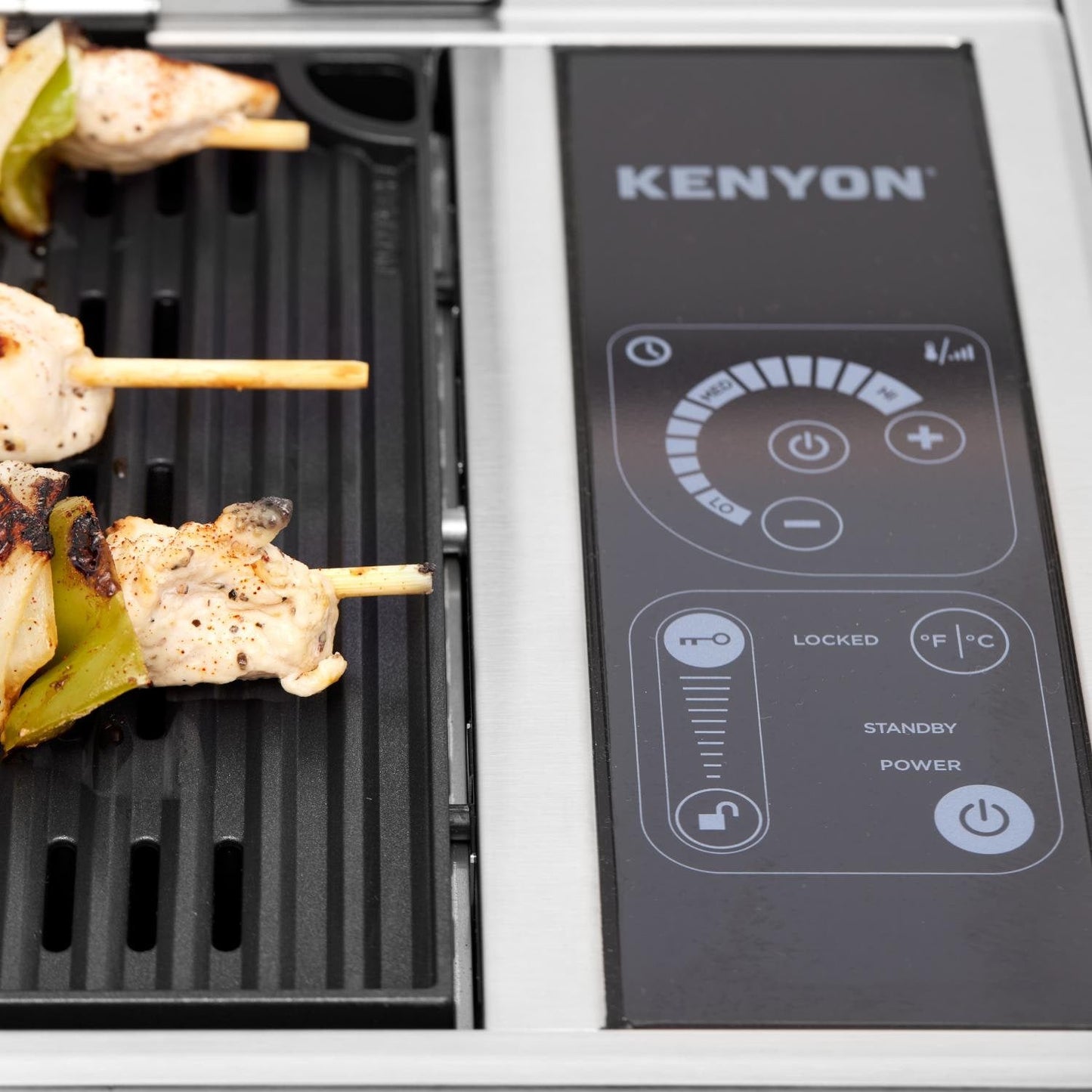 Kenyon Frontier IntelliKEN Control 1300 Watt Electric Grill & Stand - 120V - C70550 - Image 4