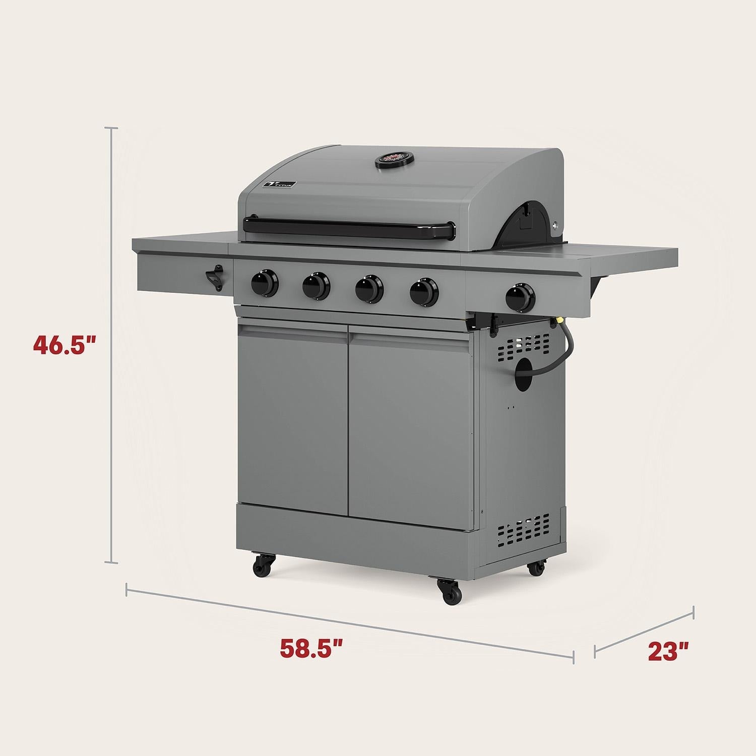 TYTUS Anaheim 32-in 4 Burner Propane Grill - TDT-011-GMOD - Image 3